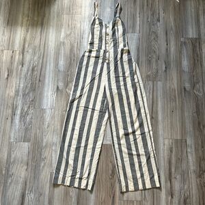Japna Grey & Cream Jumpsuit